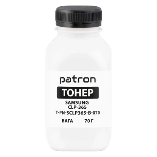 Тонер SAMSUNG CLP-365 BLACK 70г Patron (PN-SCLP365-B-070)
