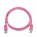 Патч-корд 0.5м, UTP, cat.5e, CCA, pink Cablexpert (PP12-0.5M/RO)