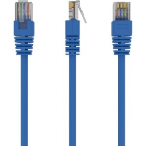 Патч-корд 3м UTP cat 5е CCA Cablexpert (PP12-3M/B)