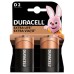 Батарейка Duracell D LR20 щелочная 2шт. в упаковке (81545439/5005987/5014435)