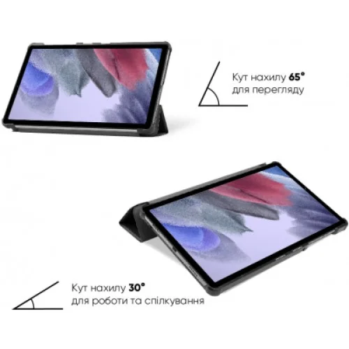 Чохол до планшета AirOn Premium Samsung Galaxy Tab A7 LITE T220/T225 Black + film (4822352781064)