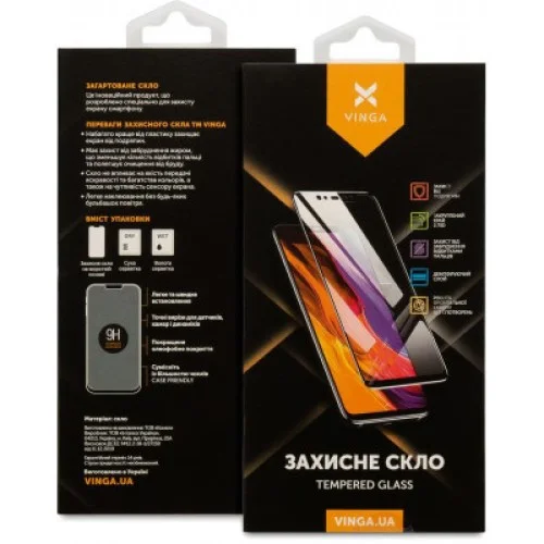 Стекло защитное Vinga Apple iPhone 13 / 13 Pro / 14 (VGIP13)