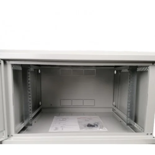 Шафа настінна Eserver 12U 600х600х637 (Ш*Г*В), скло (ES-Е1260G)