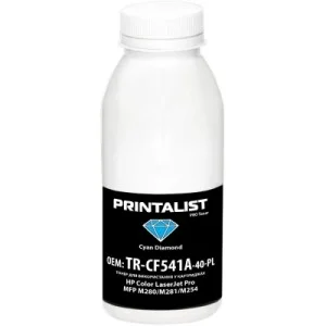Тонер HP CLJ Pro MFP M280/M281/M254, 40г Cyan Printalist (TR-CF541A-40-PL)