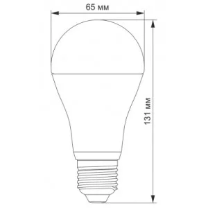 Лампочка TITANUM LED A65e 20W E27 4100K (VL-A65e-20274)