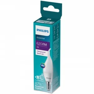 Лампочка Philips ESSLEDCandle 6W 620lm E14 840BA35NDFRRCA (929002972307)