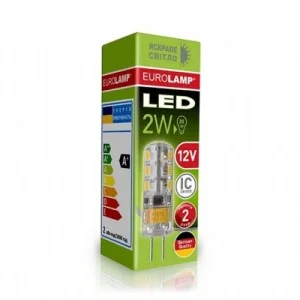 Лампочка Eurolamp LED силикон G4 2W 4000K 12V (LED-G4-0240(12))