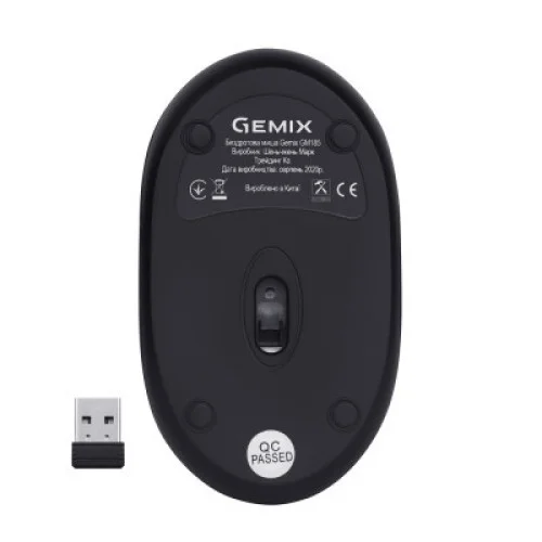 Мышка Gemix GM185 Wireless Black (GM185Bk)