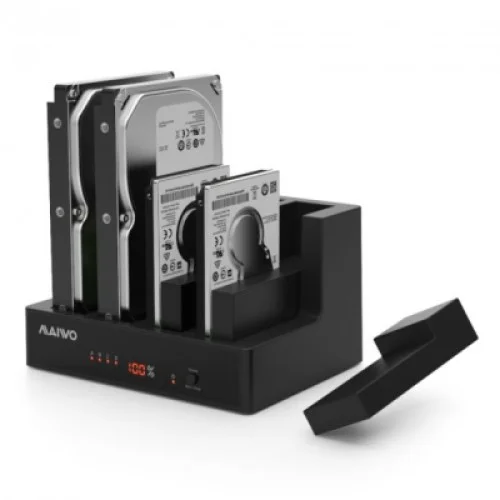 Док-станція для накопичувачів Maiwo 4*HDD 2,5"/3,5" SATA/SSD USB3.0 (K3094A)