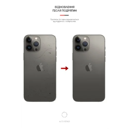 Плівка захисна Armorstandart back side Apple iPhone 13 Pro Max Carbone Silver (ARM61065)