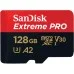 Карта пам'яті SanDisk 128 GB microSDXC UHS-I U3 Extreme Pro+SD Adapter (SDSQXCD-128G-GN6MA)