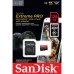 Карта пам'яті SanDisk 128 GB microSDXC UHS-I U3 Extreme Pro+SD Adapter (SDSQXCD-128G-GN6MA)