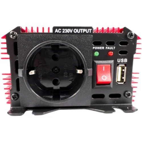 Автомобільний інвертор Bottari DC 12V - AC 230V 600W "POWER-600" (30200-IS)