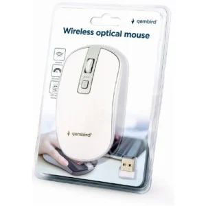 Мышка Gembird MUSW-4B-06-WS Wireless White-Silver (MUSW-4B-06-WS)