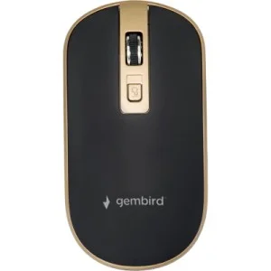 Мышка Gembird MUSW-4B-06-BG Wireless Black-Gold (MUSW-4B-06-BG)
