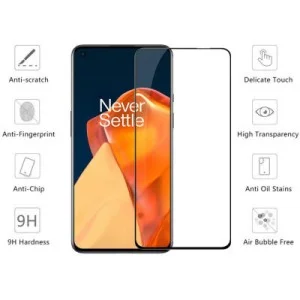 Стекло защитное Drobak OnePlus 9 Black Frame A+ (474786)