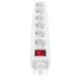 Сетевой фильтр питания REAL-EL RS-6 Protect M 1.8m, white (EL122300031)