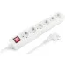 Сетевой фильтр питания REAL-EL RS-6 Protect M 1.8m, white (EL122300031)