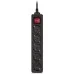 Сетевой фильтр питания REAL-EL RS-Protect M 5m, black (EL122300030)