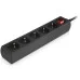 Сетевой фильтр питания REAL-EL RS-Protect M 5m, black (EL122300030)