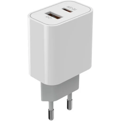 Зарядний пристрій ColorWay PD Port PPS USB (Type-C PD + USB QC3.0) (30W) (CW-CHS037PD-WT)