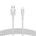 Дата кабель USB 2.0 AM to Lightning 1.0m white Belkin (CAA010BT1MWH)