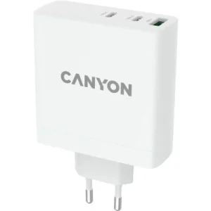 Зарядний пристрій Canyon H-140-01 Wall charger with 1USB-A 2 USB-C (CND-CHA140W01)