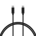 Дата кабель USB-C to USB-C 1.0m Choetech (CC0002)