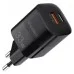 Зарядное устройство Choetech GaN USB-A/USB-C 33W QC3.0/PD/PPS (PD5006-EU-BK)