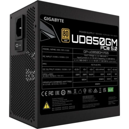 Блок питания GIGABYTE 850W (GP-UD850GM PG5)