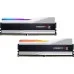Модуль пам'яті для комп'ютера DDR5 64GB (2x32GB) 6000 Trident Z5 RGB Silver G.Skill (F5-6000J3238G32GX2-TZ5RS)