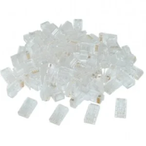 Коннектор RJ45 cat.6 UTP 8P8C * 10 (позолоч. конт.) Cablexpert (LC-8P8C-002/10)