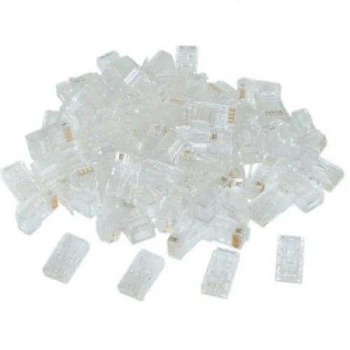 Коннектор RJ45 cat.6 UTP 8P8C * 10 (позолоч. конт.) Cablexpert (LC-8P8C-002/10)