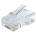 Коннектор RJ45 cat.6 UTP 8P8C * 10 (позолоч. конт.) Cablexpert (LC-8P8C-002/10)