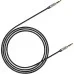 Кабель мультимедійний 3.5mm M to 3.5mm M 0.5m black-silver Baseus (CAM30-AS1)