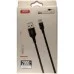 Дата кабель USB 2.0 AM to Lightning 2.0m NB143 Braided Black XO (XO-NB143i2-BK)