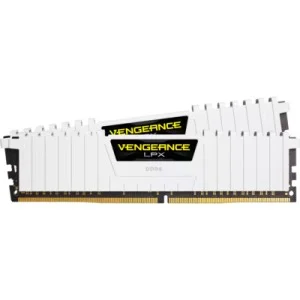 Модуль памяти для компьютера DDR4 16GB (2x8GB) 3200 MHz Vengeance LPX White Corsair (CMK16GX4M2E3200C16W)