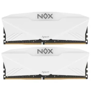Модуль пам'яті для комп'ютера DDR4 32GB (2x16GB) 3600 MHz NOX RGB White Apacer (AH4U32G36C25YNWAA-2)