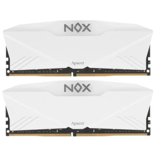 Модуль пам'яті для комп'ютера DDR4 32GB (2x16GB) 3600 MHz NOX RGB White Apacer (AH4U32G36C25YNWAA-2)