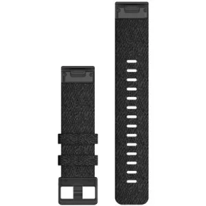 Ремешок для смарт-часов Garmin fenix 6 22mm QuickFit Heathered Black Nylon (010-12863-07)