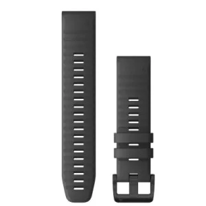 Ремешок для смарт-часов Garmin fenix 6 solar 22mm QuickFit Slate Gray Silicone (010-12863-22)