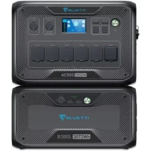 Зарядна станція BLUETTI AC500 5000W + акумуляторний модуль B300S (AC500+B300s)