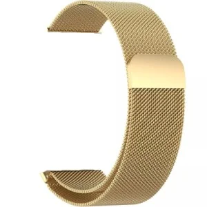 Ремінець до смарт-годинника BeCover Milanese Style для Samsung Galaxy (20mm)/Watch 5/ Watch 4.../Gear S2 Classic/Gear Sport Gold (707674)