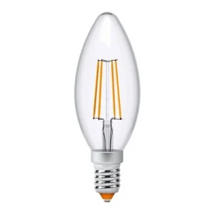 Лампочка Videx LED Filament C37F 4W E14 3000K (VL-C37F-04143)