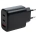 Зарядний пристрій Vinga GaN 65W PD+QC 2C1A ports Wall Charger (VCPCHCCA65B)