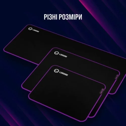 Килимок для мишки Lorgar Main 313 Black/Purple (LRG-GMP313)