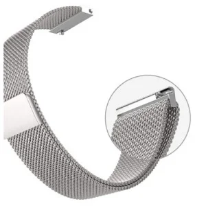 Ремінець до смарт-годинника BeCover для Samsung Galaxy Watch 46mm/Watch 3 45mm/Gear S3 Classic/Gear S3 Frontier Silver (707787)