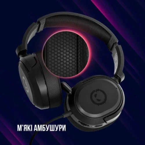 Навушники Lorgar Kaya 360 USB Black (LRG-GHS360)