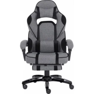 Кресло игровое GT Racer X-2749-1 Gray/Black Suede (X-2749-1 Fabric Gray/Black Suede)