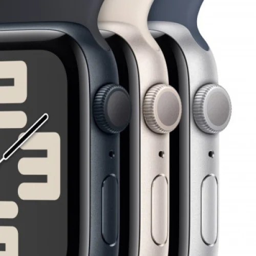 Смарт-годинник Apple Watch SE GPS 40mm Midnight Aluminium Case with Midnight Sport Loop (MRE03QP/A)